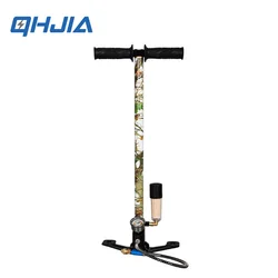 3 Stage High Pressure Inhalation Inflator Stainless Steel Manually Air Compressor Pump For PCP Airgun Car Motorcycle Bicycle
