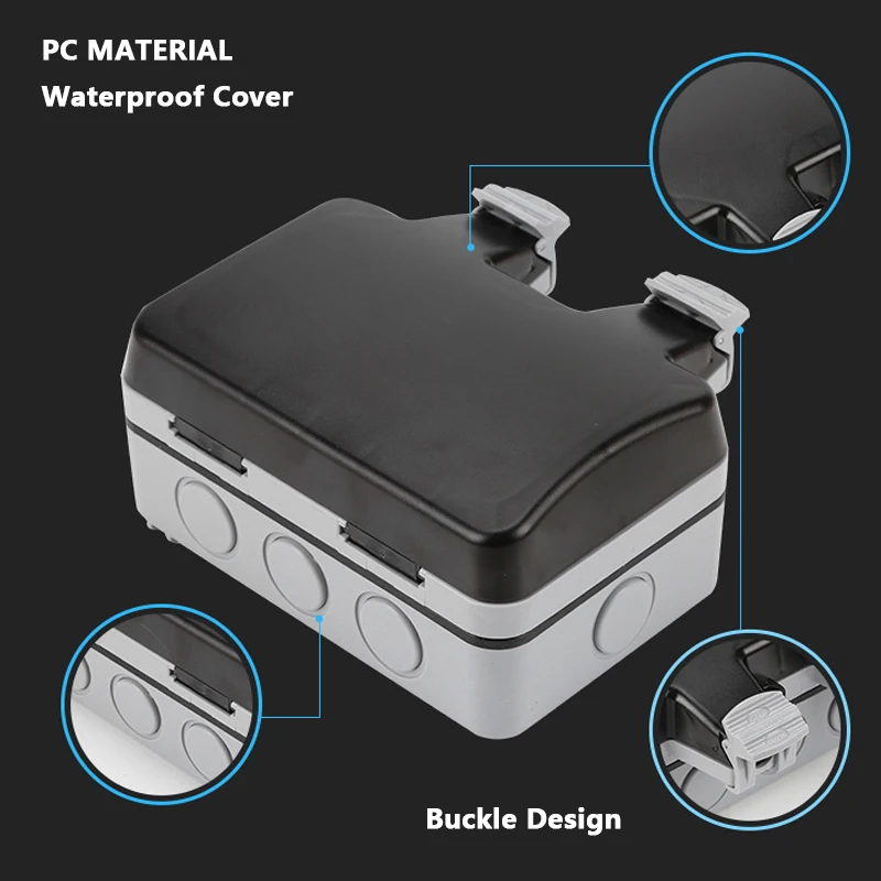 العالمي الدولي IP66 USB الجدار في الهواء الطلق مقب...