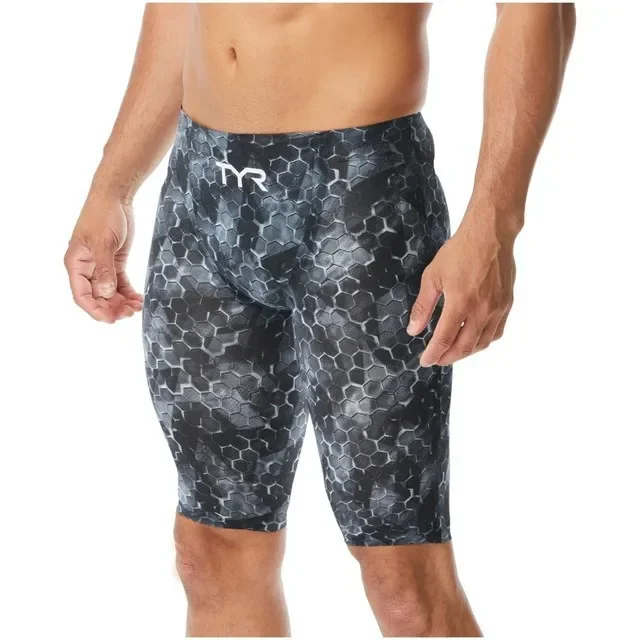 Swim trunks swim shorts men swimsuit Men's Professional Waterproof Quick Dry Comfortable Breathable Swimming Trunks Long Style Sports Swimwear Thermal Bath Trousers