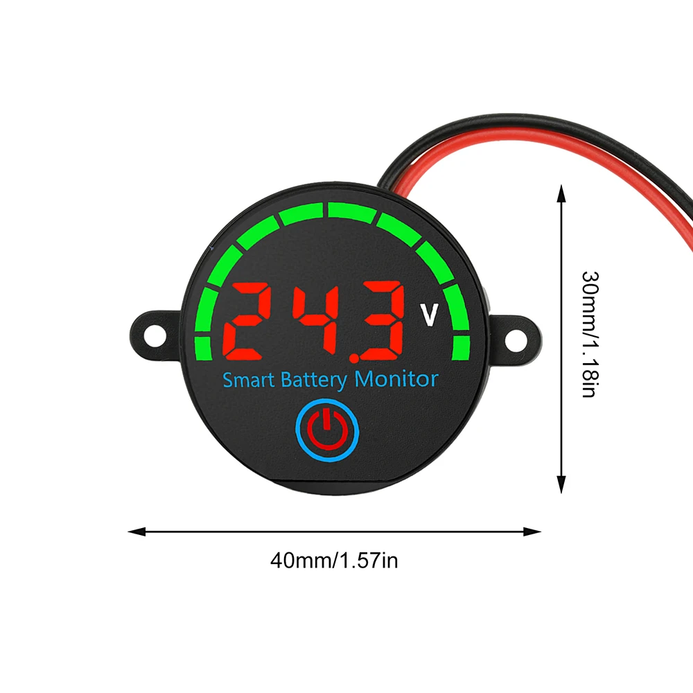 3S-14S DC 7-55V Batteriestandsanzeige LED Digital-Voltmeter Universelle Lithium-Batteriekapazitätsanzeige Spannungsprüfer – Detail 2