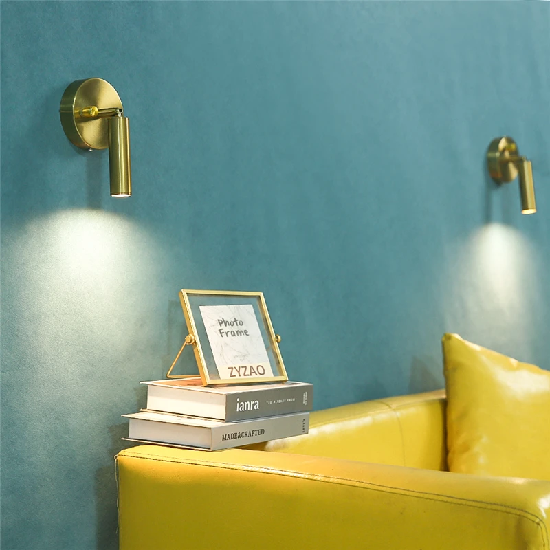 Modern Wall Lamps Folding with Switch LED Reading Spot Light for Home Study Wall Lights Bedroom Bedside Living Room Decor Light - 2