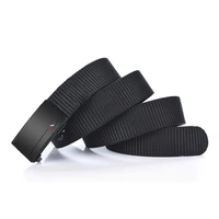 Men's Woven Belt Nylon Material Toothless Automatic Buckle Belts For men, Outdoor Sports And Leisure Strap, Fashion Jeans Belt - Image 3