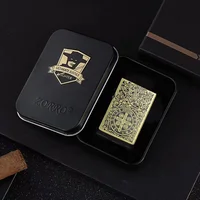 ZORRO versized Kerosene Lighter Metal Personality Constantine Creative Heavy Armor  Gift box 2