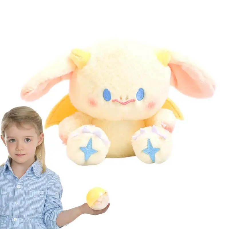 

Брелок для ключей с мультяшным драконом, мягкий кулон в виде дракона с лямкой, игрушка для кошельков, рюкзаков, ремней