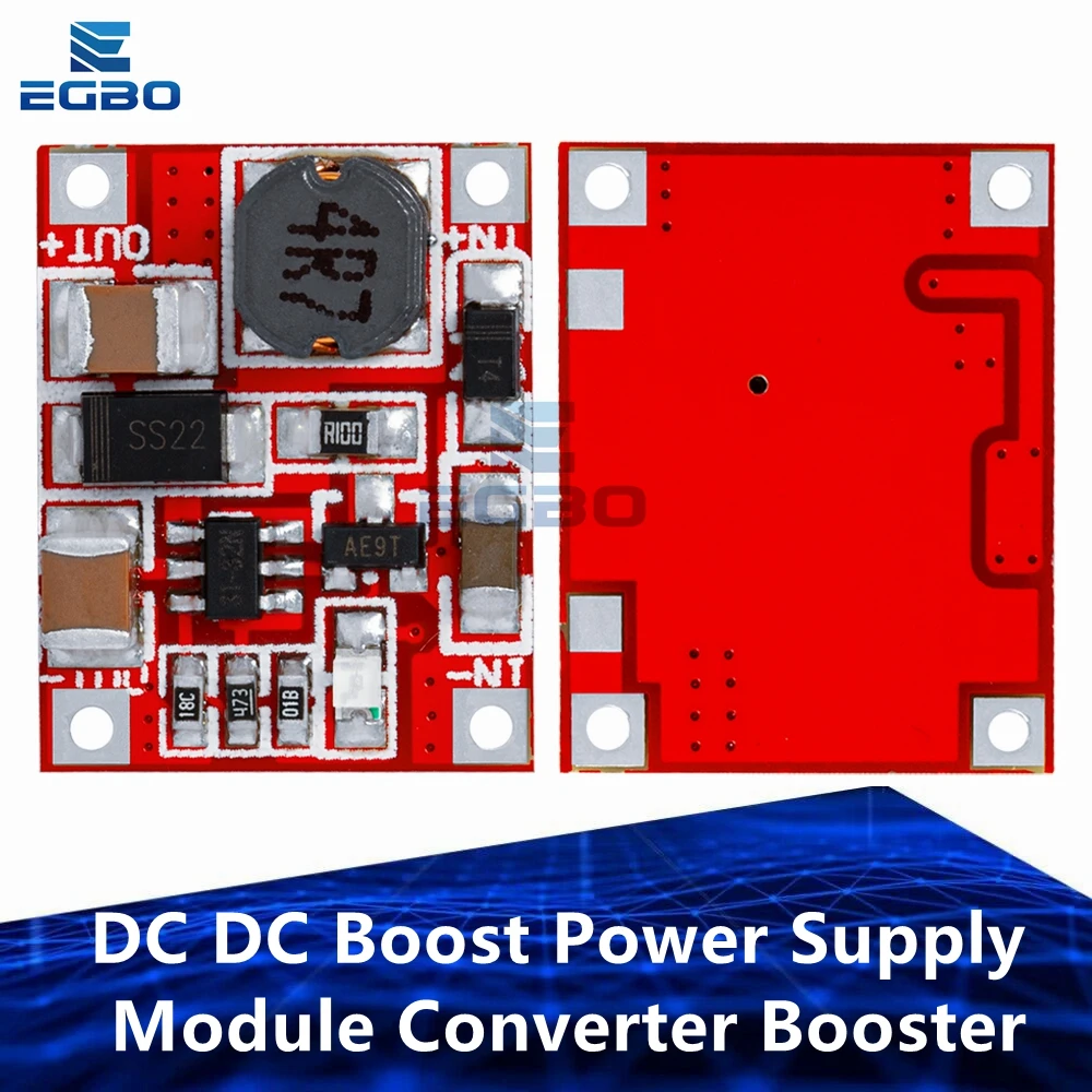 1 Stück DC DC Boost Strom versorgungs modul Konverter Booster Step Up Platine 3V bis 5V 1a höchster Wirkungsgrad 96% ultra klein