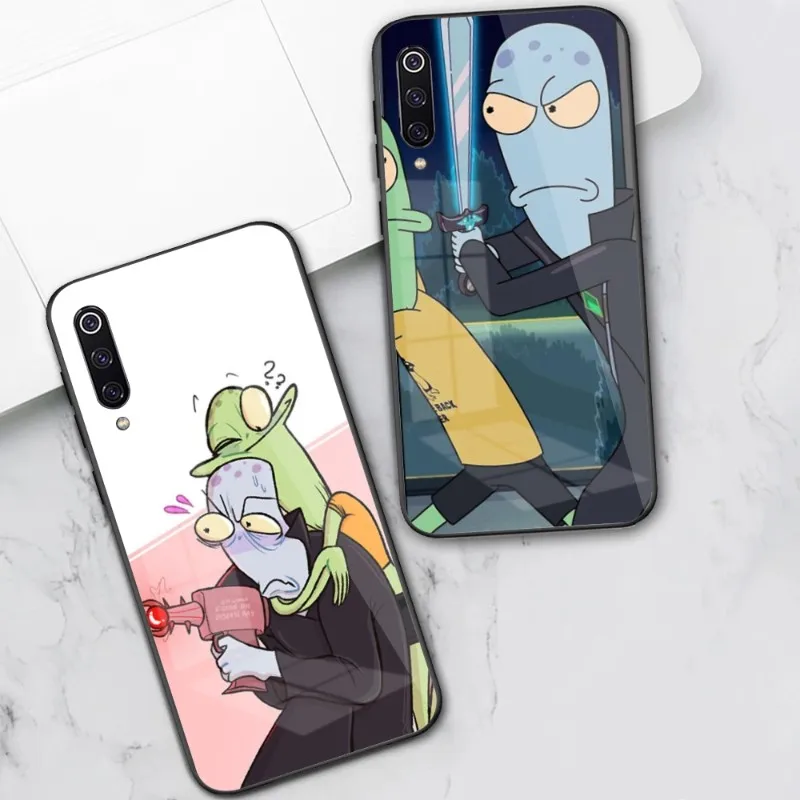 

Чехол для телефона с S-Solar и противоположным принтом для Xiaomi 13, 12, 11T, 10, 9, Redmi Note 12, 11, 10, 10s Pro, черный стеклянный чехол для телефона из поликарбоната