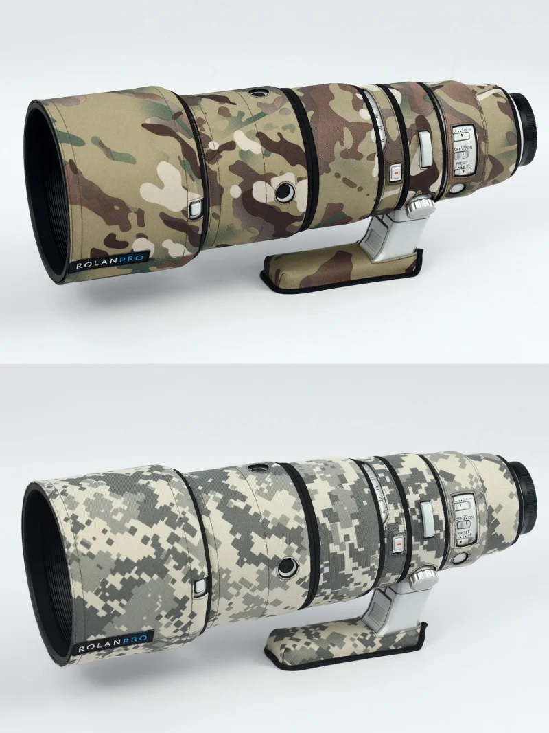 ROLANPRO Wasserdichter Objektivmantel für FUJI FUJINON XF 500 mm F5.6R LM OIS WR Camouflage Objektiv Schutzhülle Objektiv Fall Pistolen Abdeckung – Detail 9