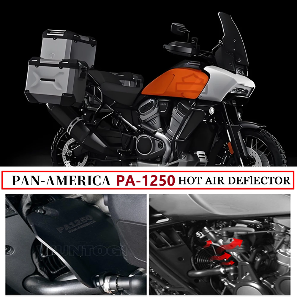 

Аксессуары для мотоциклов 2021-2022 для Harley Davidson Pan America 1250 S, дефлектор горячего воздуха, тепловой щит, противоожоговая крышка