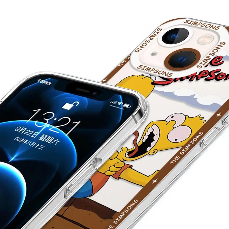 Humorous Homer Simpson Matte Phone Case - Cartoon Design