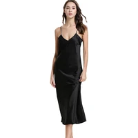 3313-720ef1.jpg Satin Nightgown (V-Neck Slip)