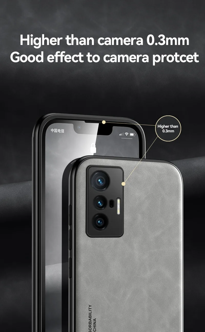 Luxus PU Ledertasche für Vivo X80 X70 Pro Plus Y31 Y51 Y53S 4G Abdeckung Silikon Handyhülle für Vivo iQOO 10 Pro V17 Neo_voghion.com