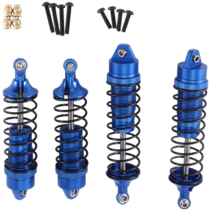 4Pcs Metal Front And Rear Shock Absorber For Traxxas Slash 4X4 2WD