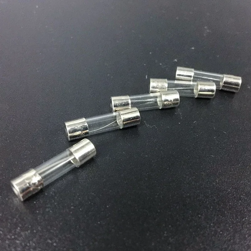Glass fuse kit 100 PCS fast blown glass fuse combination kit 5x20 mm 250 V 0.1-20 A in clear plastic box