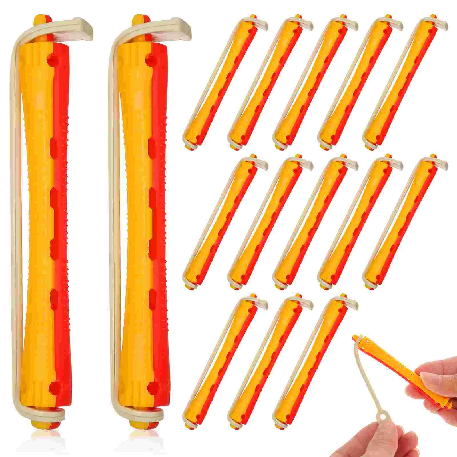 Hollow Hair Rollers Spiral Perm Rods Styling Tools For Men Girls Hair Care Beauty Health Perm Kit Salon Use Home Diy 24 Pcs