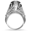 Milangirl Men Rings Hip Hop Eagle Personality Animal Bird Rings for Men Domineering  Ring 3