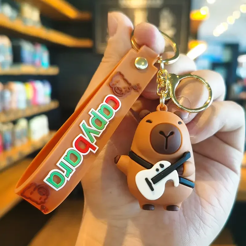 Capybara Keychain - Cute Cartoon Charm
