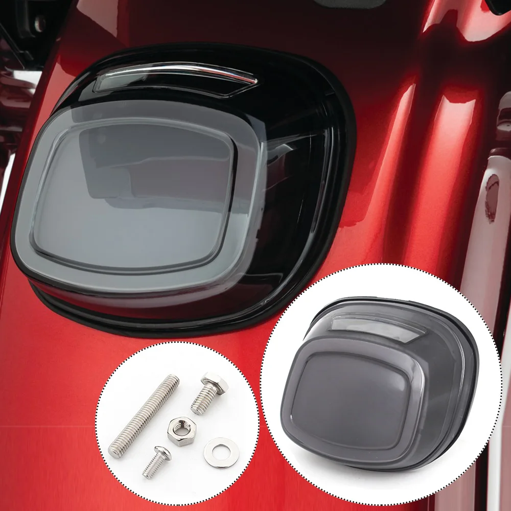 

Для HarleyTouring Road Glide Road King Street Glide Новый мотоцикл Красный светодиодный задний фонарь с дымовой линзой стоп-сигнал запасные части стоп-сигнала