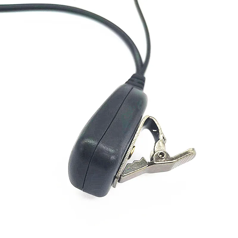 Earpiece with PTT Mic, K Type Plug, Walkie Talkie Headset, Intercom Headphone for Baofeng, UV-5R, UV 5R, UV-5RE, 2 Pin, 10Pack