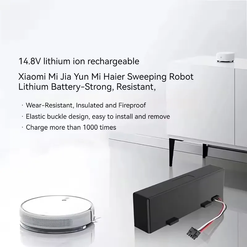 Original STYTJ02YM Battery 14.8V for Xiaomi Mijia LDS Vacuum Cleaner,Mi Robot Vacuum-Mop P,Mi Robot Vacuum-Mop 2S/Haier JX37 2