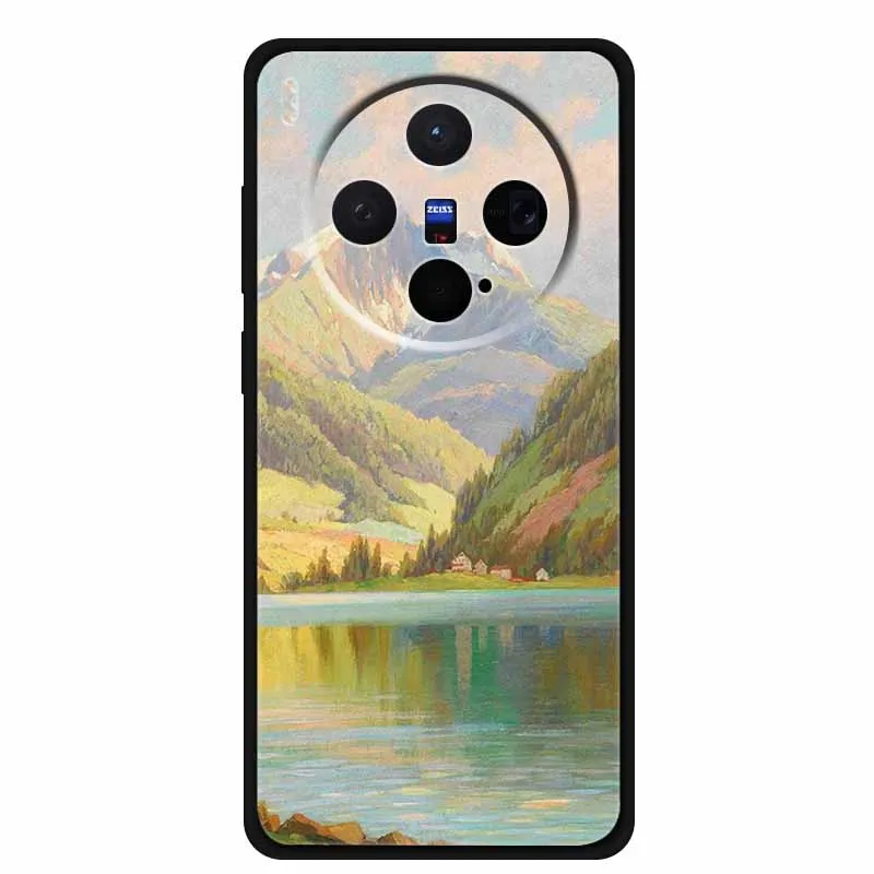 Black TPU Soft Silicone Phone Case  - Fashionable Anime Design with Protective Bumper
