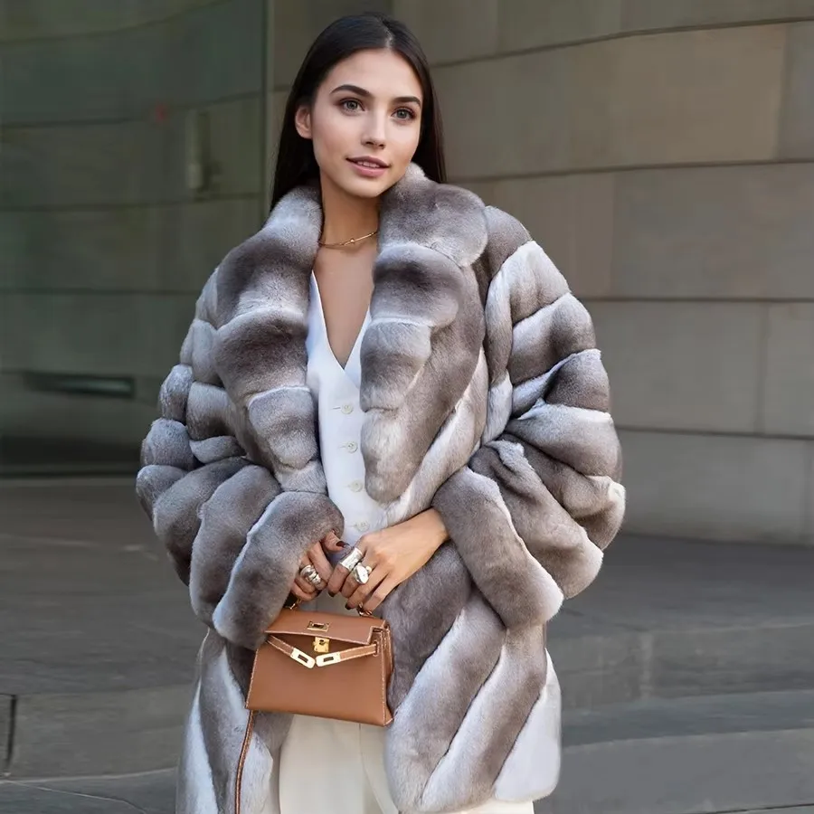 CNEGOVIK Fur Coat Wearing Style