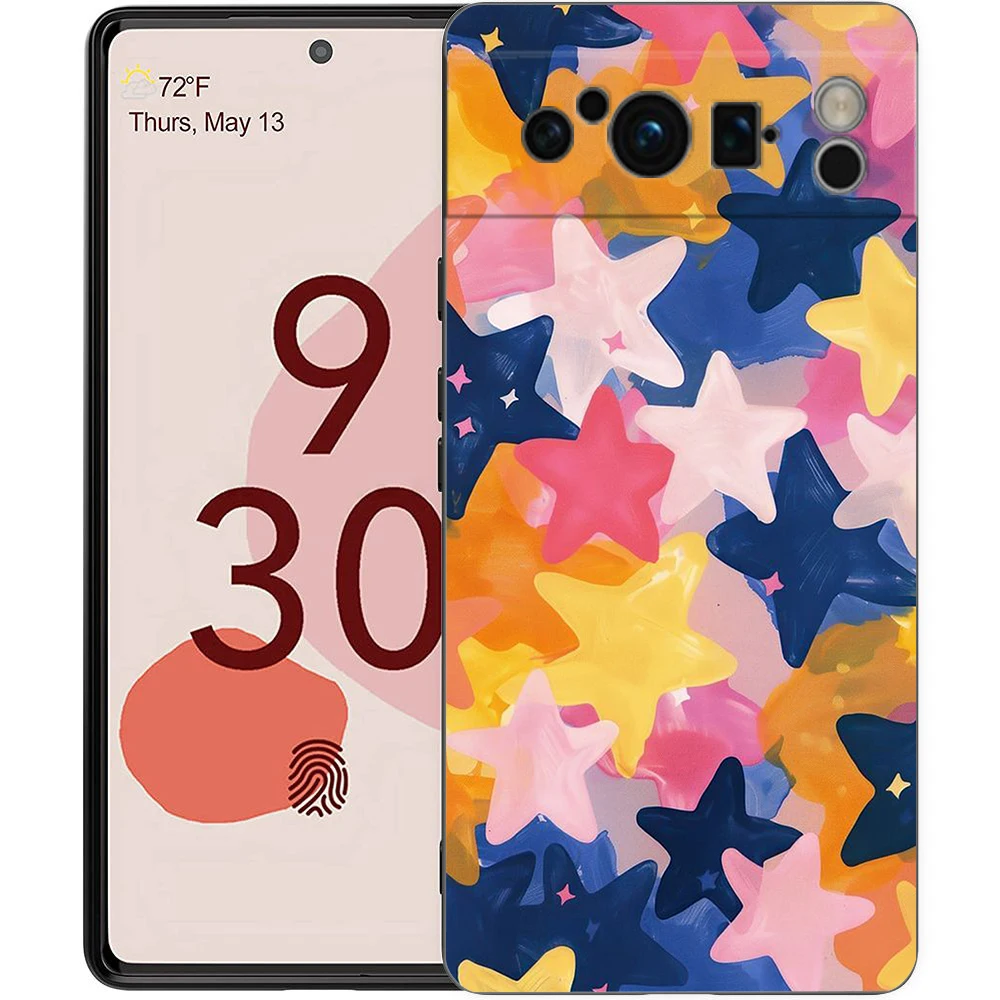 Colorful Stars Soft Phone Case Cover