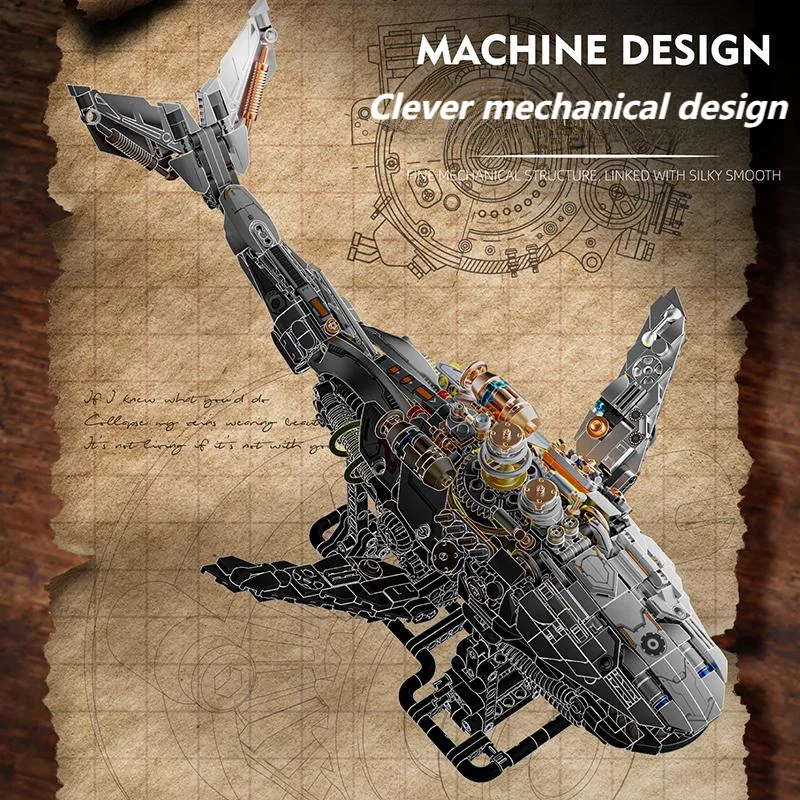 1388PCS Moc 크리에이티브 웨일 레고 고래 빌딩 블록 세트 전동 조립 장난감 해양 동물 장난감 어린이 선물 성인 장난감