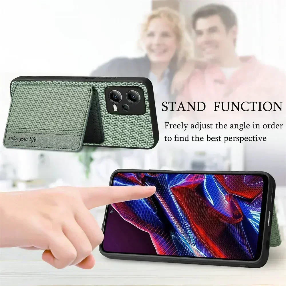 Premium RFID Blocking Leather Wallet Case with Magnetic Closure