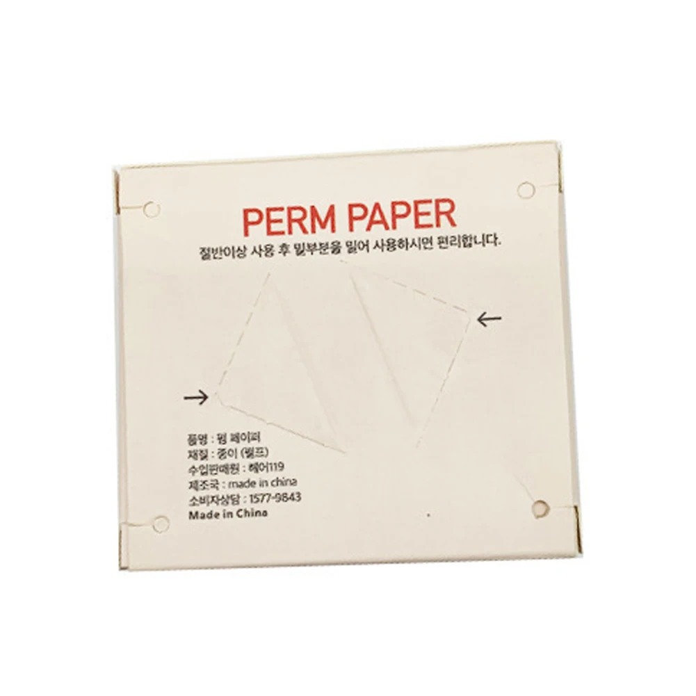 Hair Perming Dyeing Paper End Wraps Disposable Tissue for Salon Use