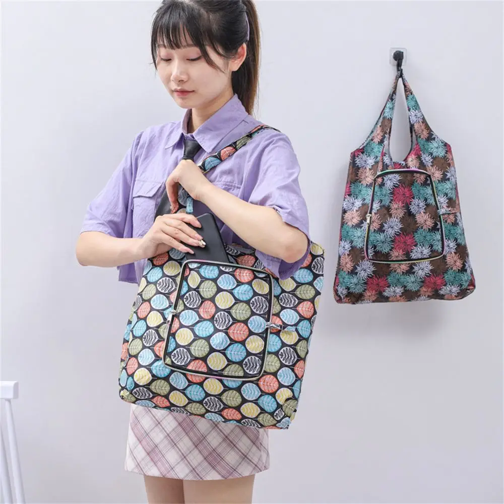 Eco-Friendly Heavy-Duty Washable Tote Bag - Reusable Foldable Shoulder Handbag