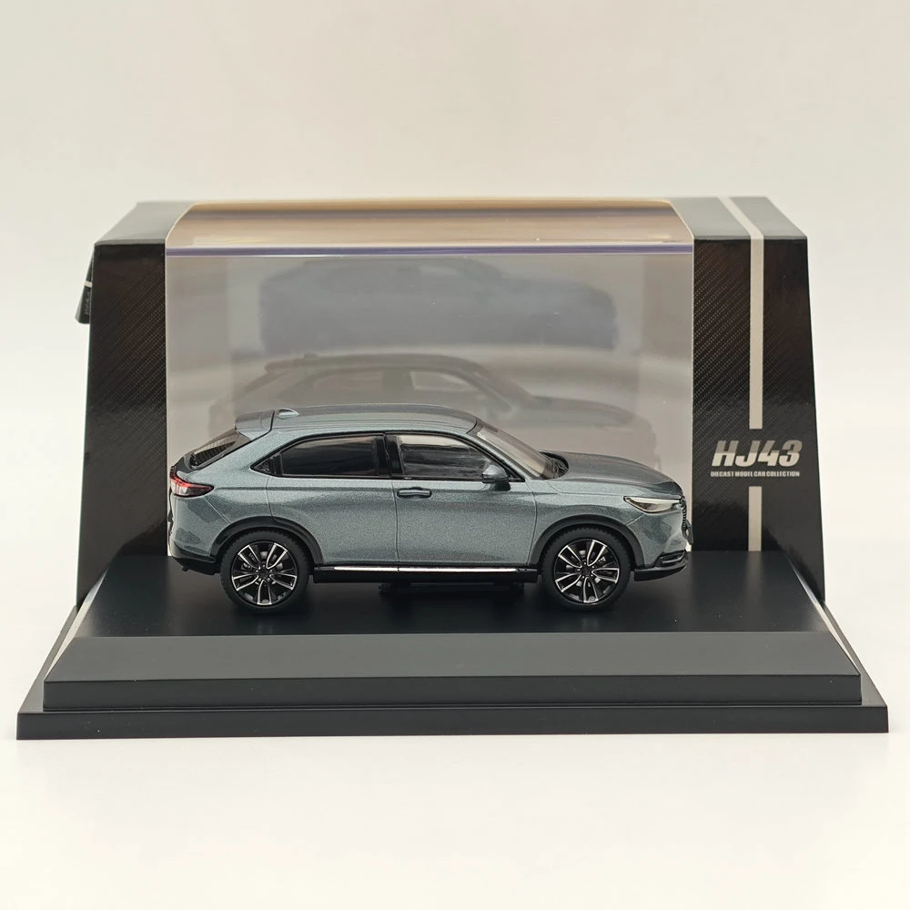 Hobby Japan 1/43 VEZEL Meteoroid Gray (HJ433002GM), Modèle Moulé Sous Pression
