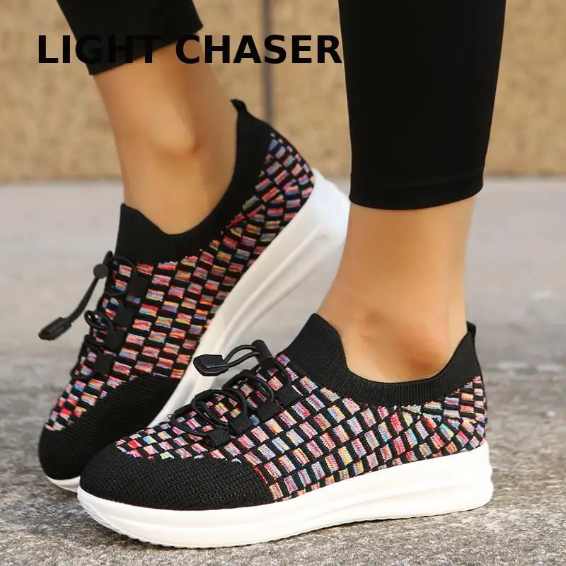 2022 Mesh Breathable Woman Tennis Shoes Canvas Shoe Female Casual Shoes