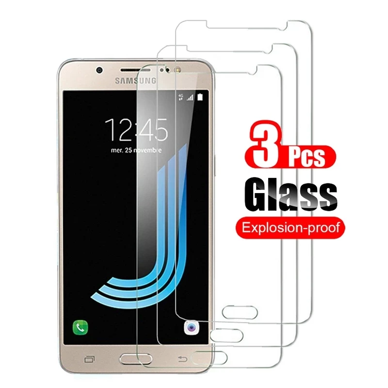 

3PCS Tempered Glass on For Samsung Galaxy A5 A7 A9 J2 J3 J7 J8 2018 Glass A6 A8 J4 J6 Plus 2018 Screen Protector Glass Film Case