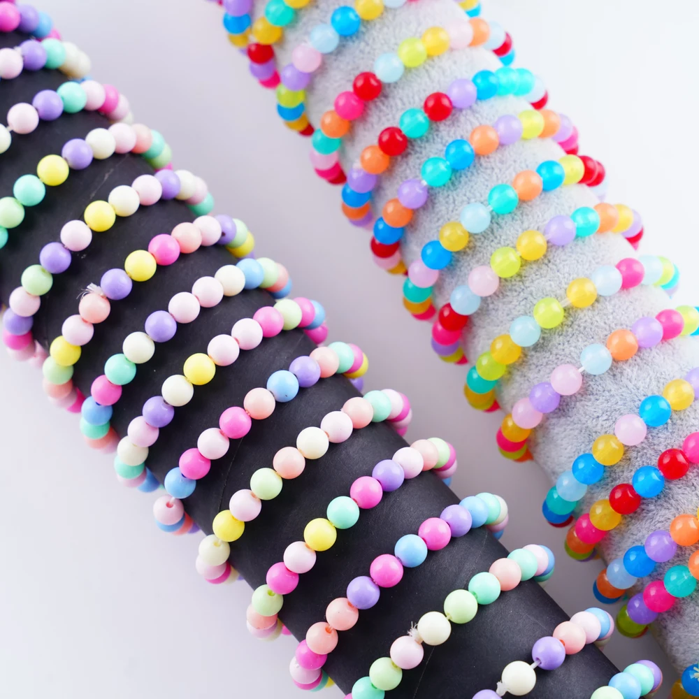 30Pcs/Lot Fashion Leisure Elasticity Adjustable Woven Beaded Bracelet For Women Mix Color Sweet Reiki Energy Jewelry Gifts