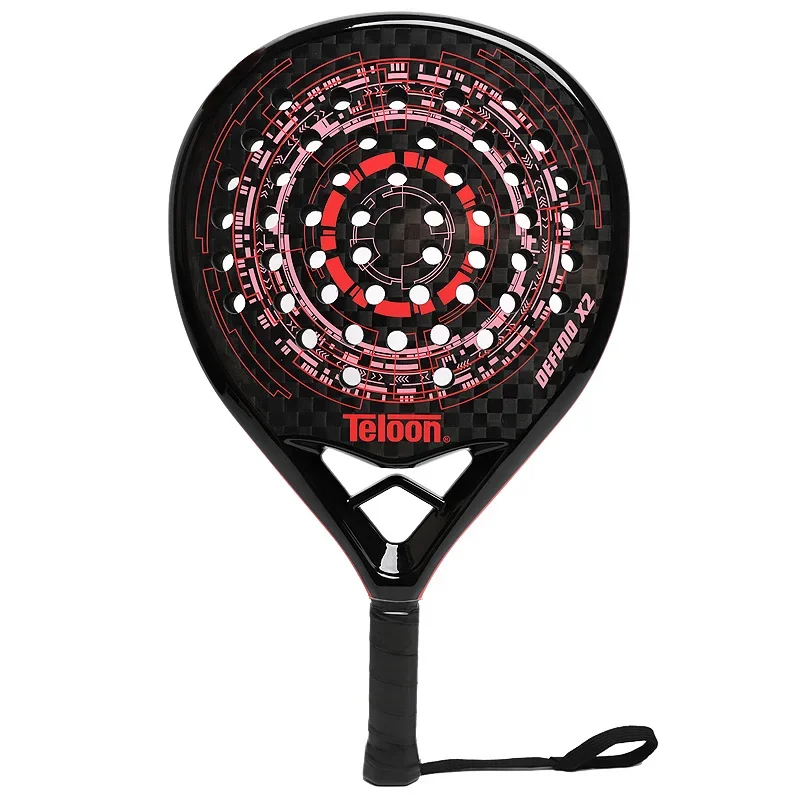 TELOON 테니스 라켓 소프트 페이스 탄소 섬유 EVA 페이스 스포츠 라켓, 야외 장비, PADEL DEFEND 남녀공용