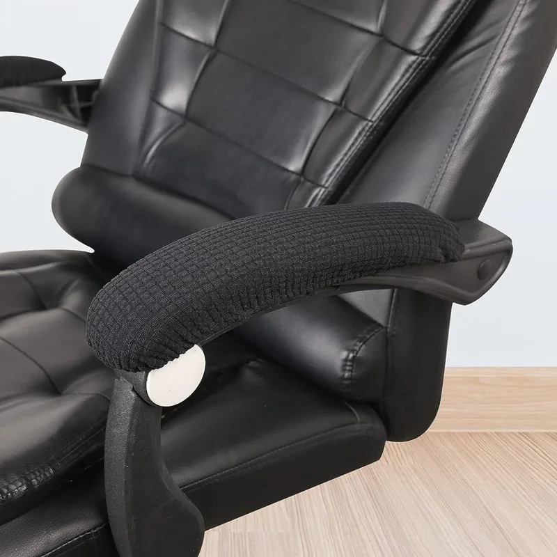 Office Chair Armrest Covers 2 Pcs Office Removable Arm Rest Covering Chair Arm Pads Washable Elbow Support Forearm Relief JAF053