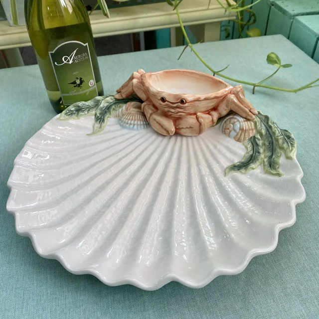 쉘 세라믹 향신료 접시로 우아함과 기능성을 더하세요.