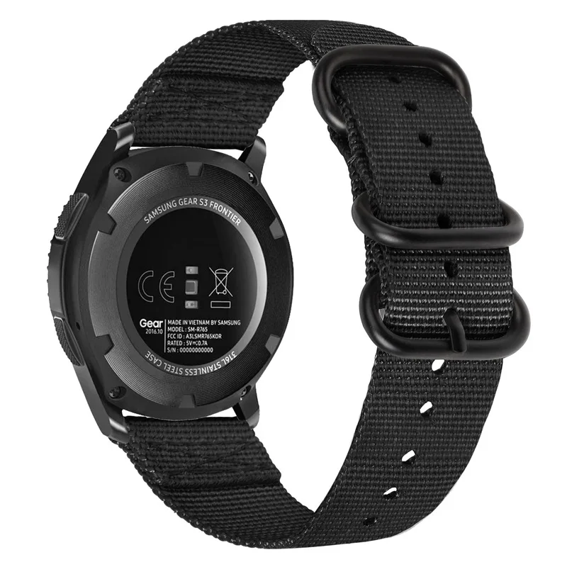 Versatile 22mm Nylon Watch Strap – Premium Bracelet