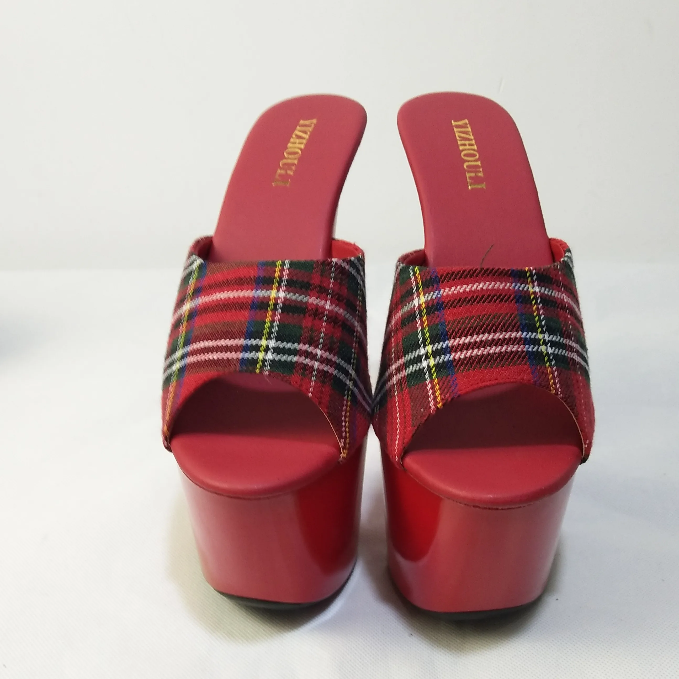 7 inches new women sexy 17 cm high heels, open toe slippers women sexy style exotic party dance shoes