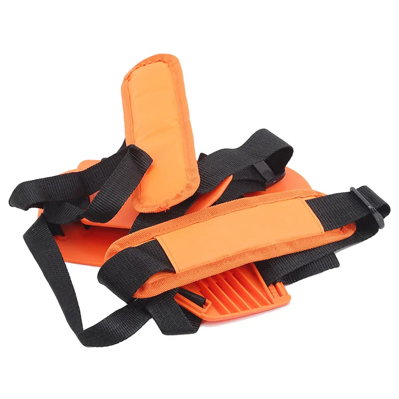 Double Shoulder W Shape Harness Strap Comfortable Labor Saving Strimmer Padded Belt for Brush Cutter Trimmer Garden Pruner brush cutter trimmer