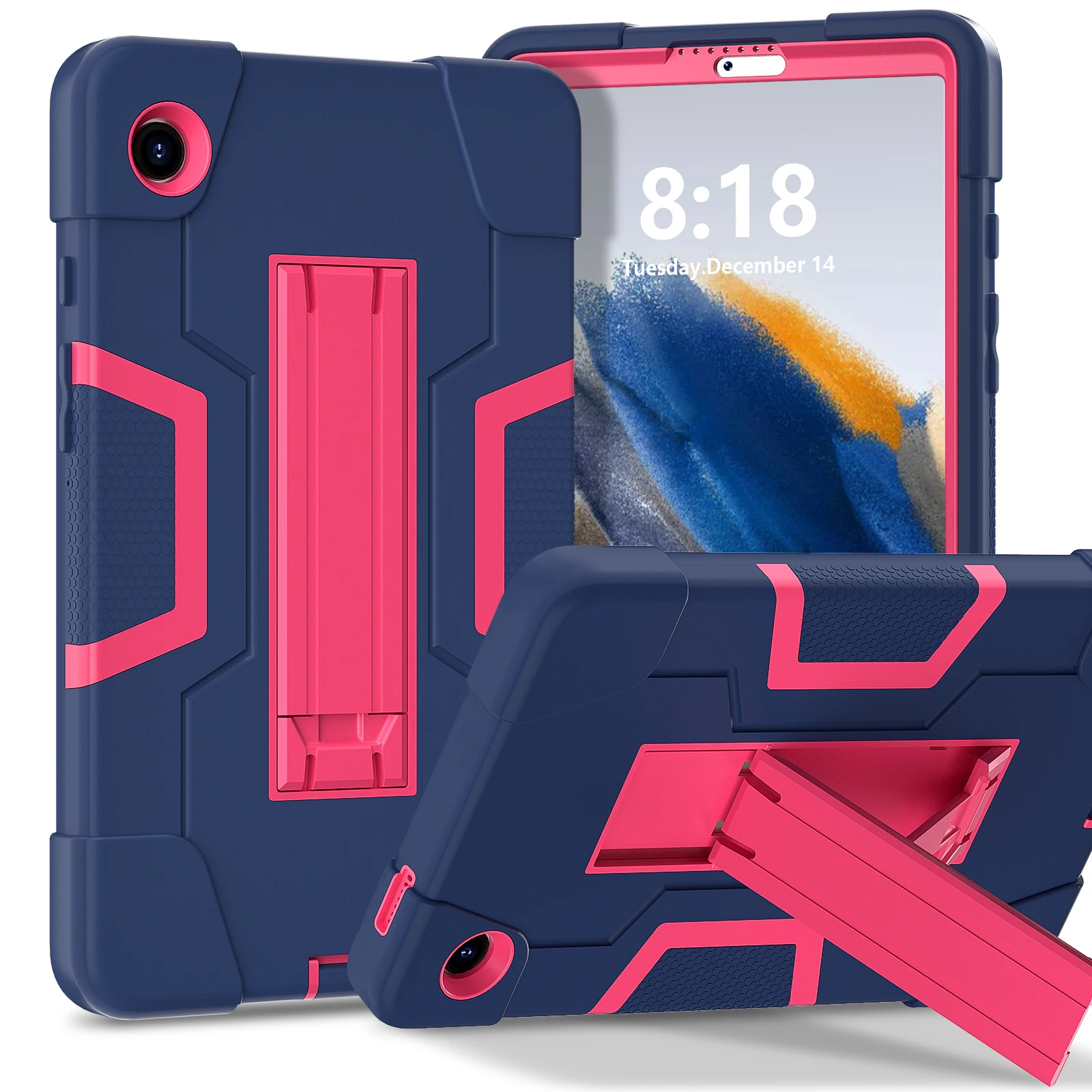 360-Degree Rotating Kids Tablet Case with Shoulder Strap