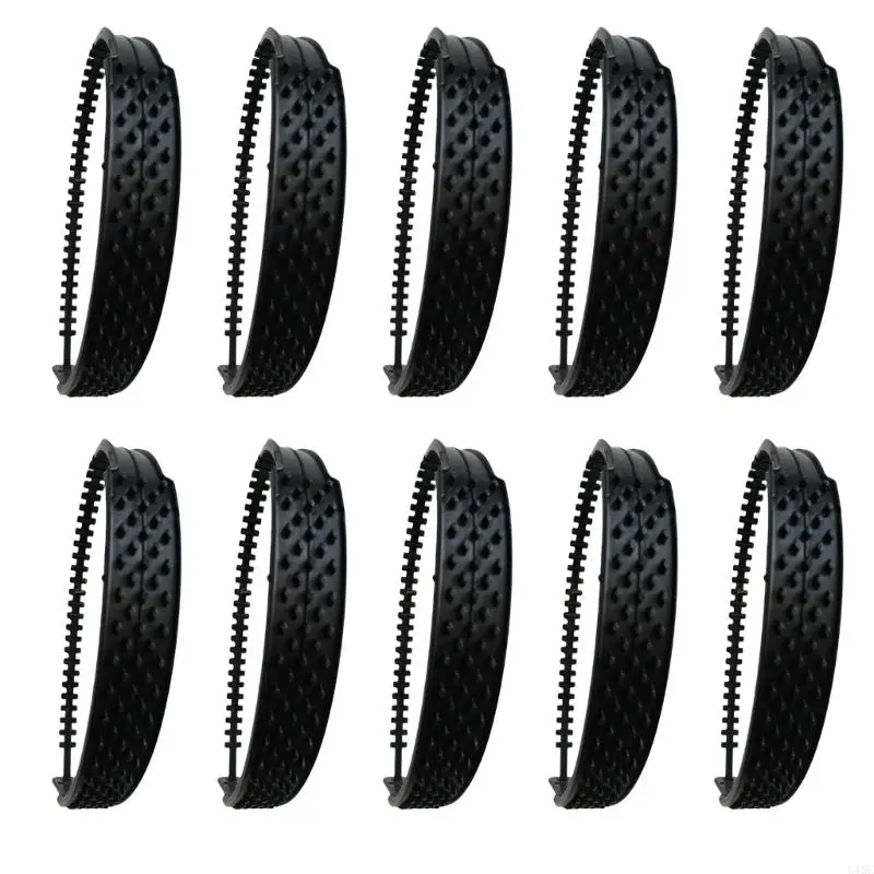 U13C Set Of 10 Chains Vehicle Tire Grip Straps 87cm for Car Ensuring Safe Driving On Slippery Surfaces & Various Tire Size