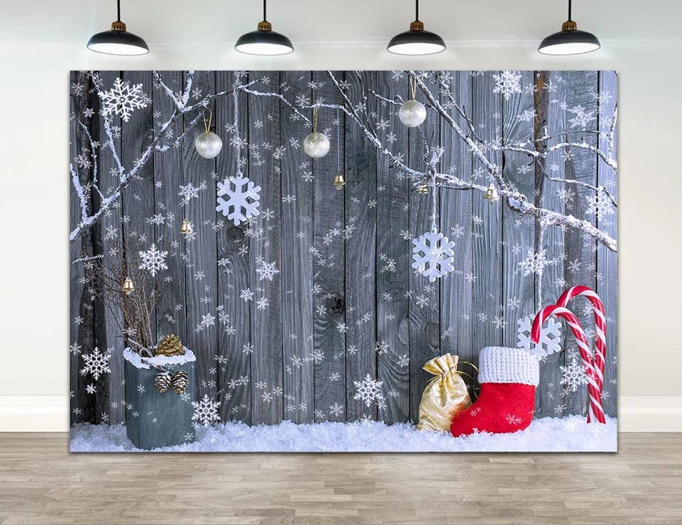 

Christmas Theme Photography Background Winter Snow Xmas Glitters Party Photography Backdrop Decoration For Photo Studio Props
