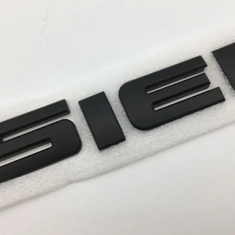 SIERRA GMC sierra 오리지널 리어 부츠 라벨 트렁크 수정 액세서리 장식 데칼 용 새 오래된 편지 로고 자동차 스티커