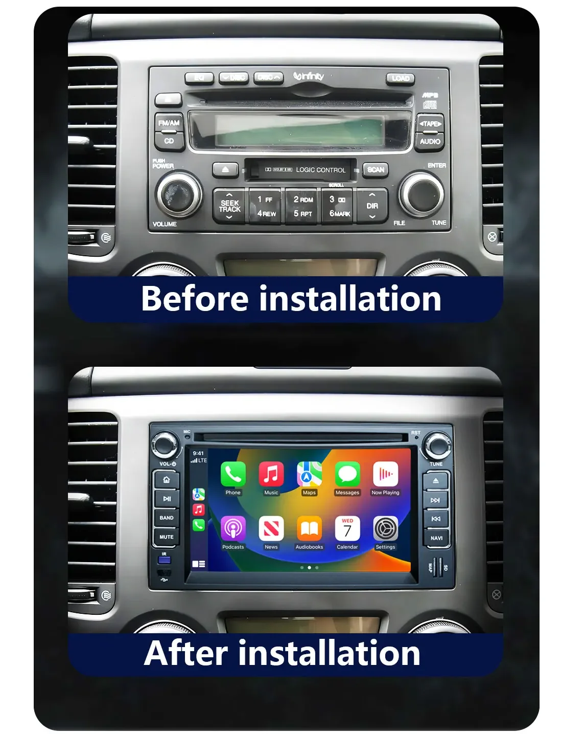Radio de coche de 6,2 pulgadas para Kia Cerato Morning Spectra Sedona Picanto Lotze Android Carplay navegación sistema inteligente actualización de intercambio 2