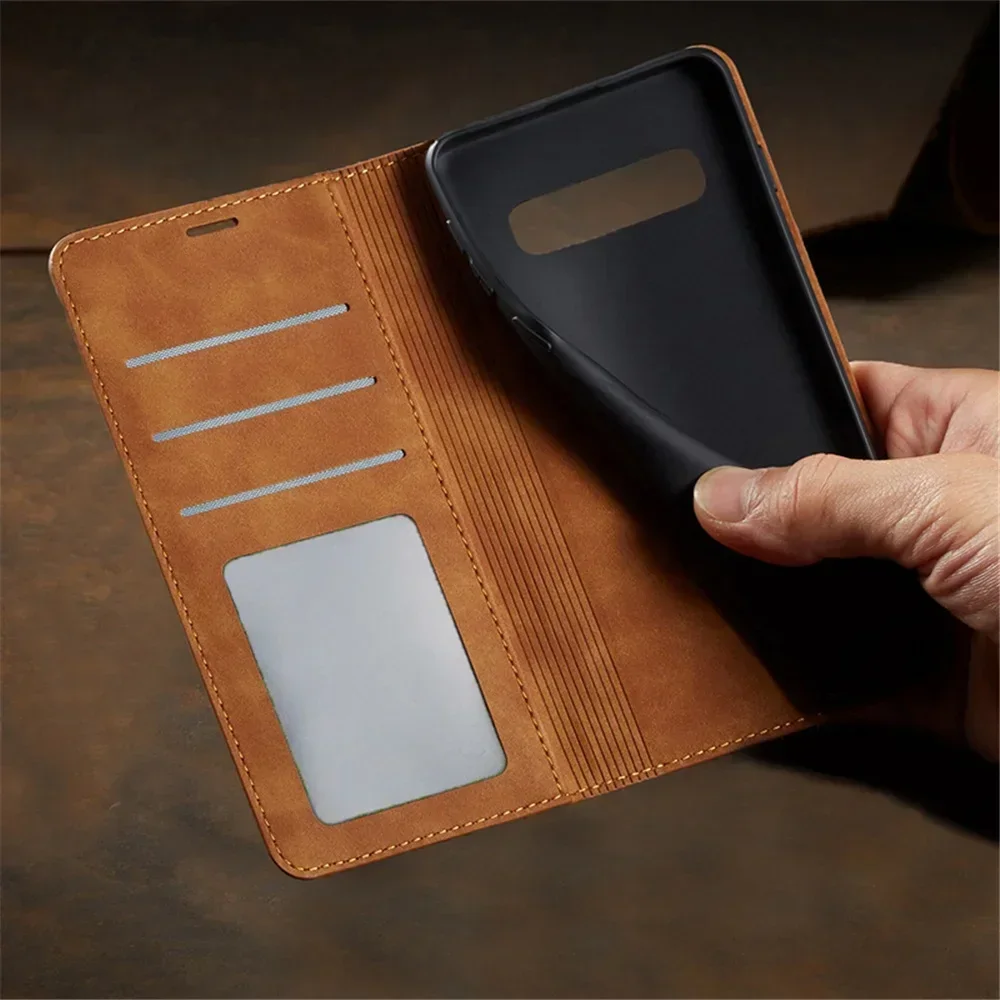 Wallet Card Flip Leather Case For Samsung Galaxy S10 5G S20 FE S21 Plus S22 S23 FE S24 Ultra A14 A15 A33 A34 A51 A52 A53 A54