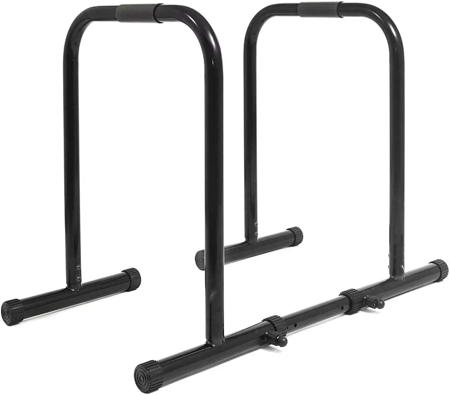 FDFIT Gym Fitness Gymnastics Adjustable Push up Stand Parallel Dip Bars