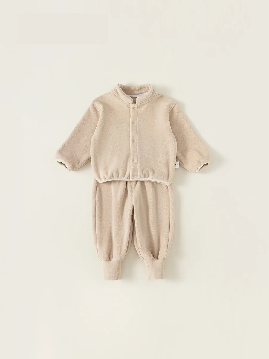 

Autumn Winter Toddler Baby Boys Girl Sports Suit Children Clothes Solid Color Hoodies Suit Infant Boys Girl Outfit 2PCS