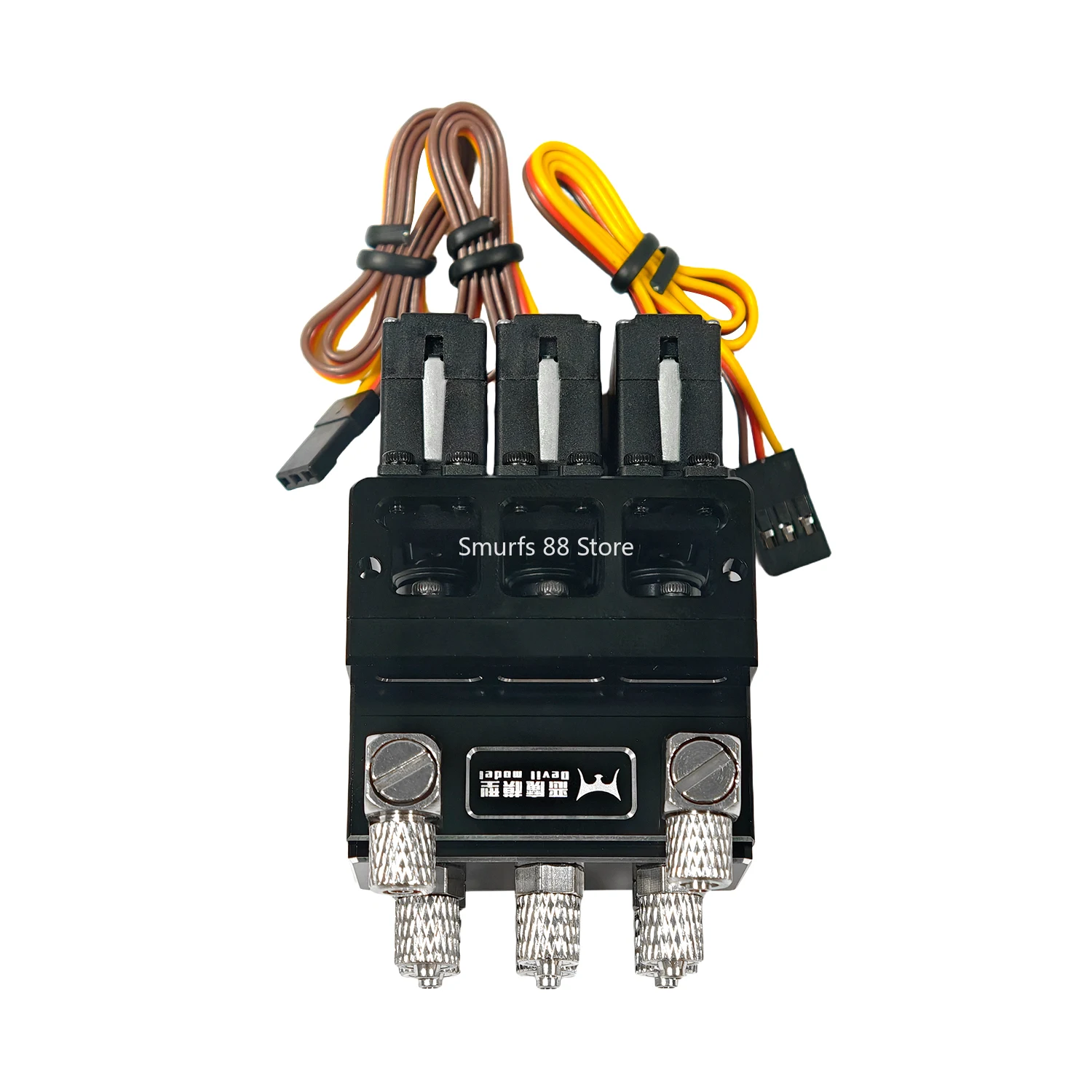 RC 모델 삼방향 유압 역전 밸브 금속 굴삭기 유압 조향 밸브 모델 지게차 유압..