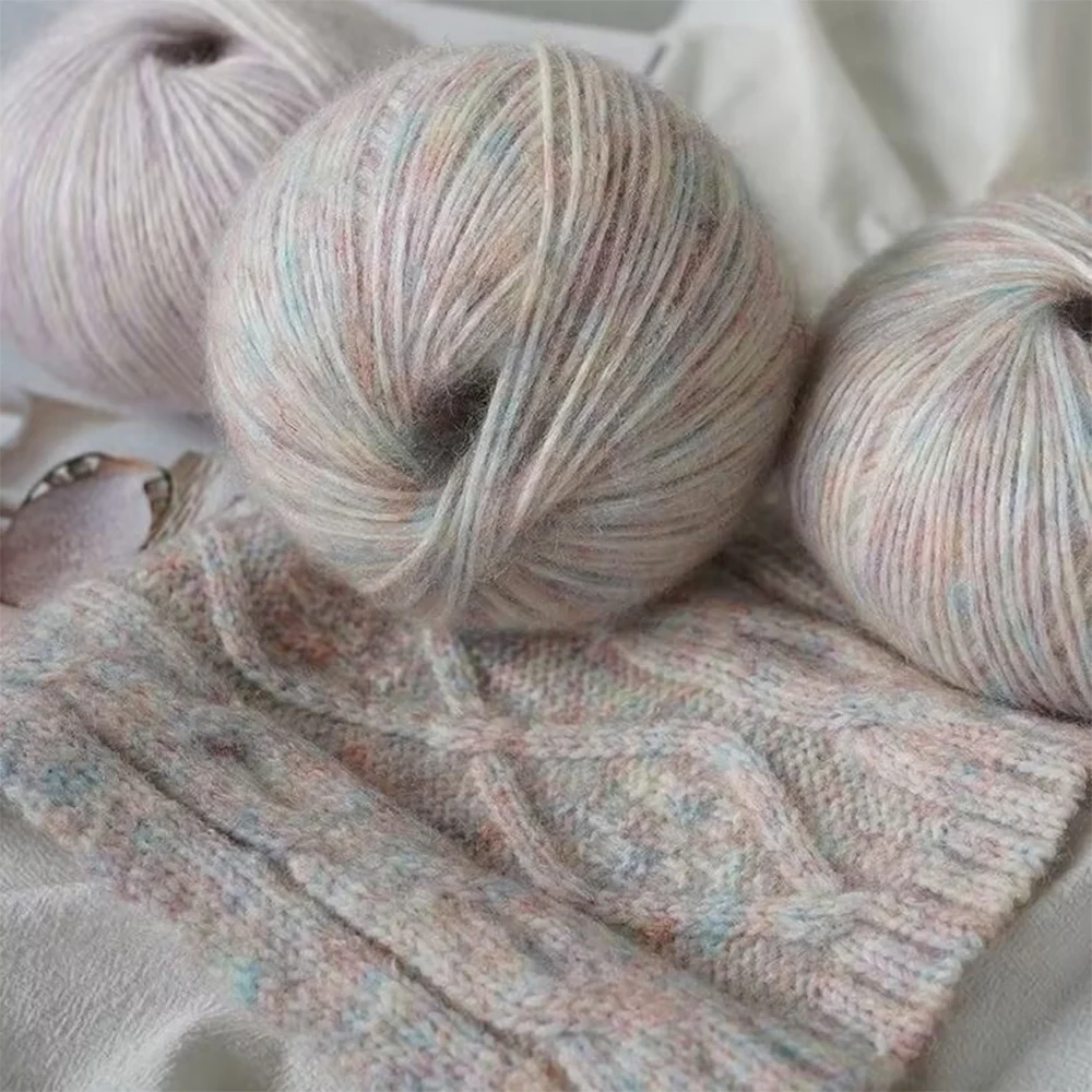 Wool Yarn Knitting Hand-knitted High-grade Worsted Woolen Wool for Cardigan Hat Sweater Mongolian Cashmere Thread 4